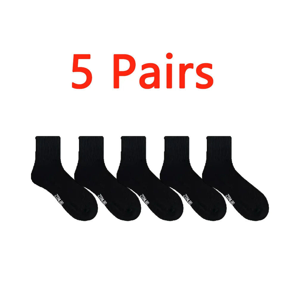 5 Pairs Of Padded Sport Socks